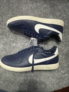 Nike Field General - midnight navy  and white Low-Top Sneakers